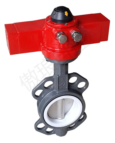 液動(dòng)對(duì)夾式四氟蝶閥